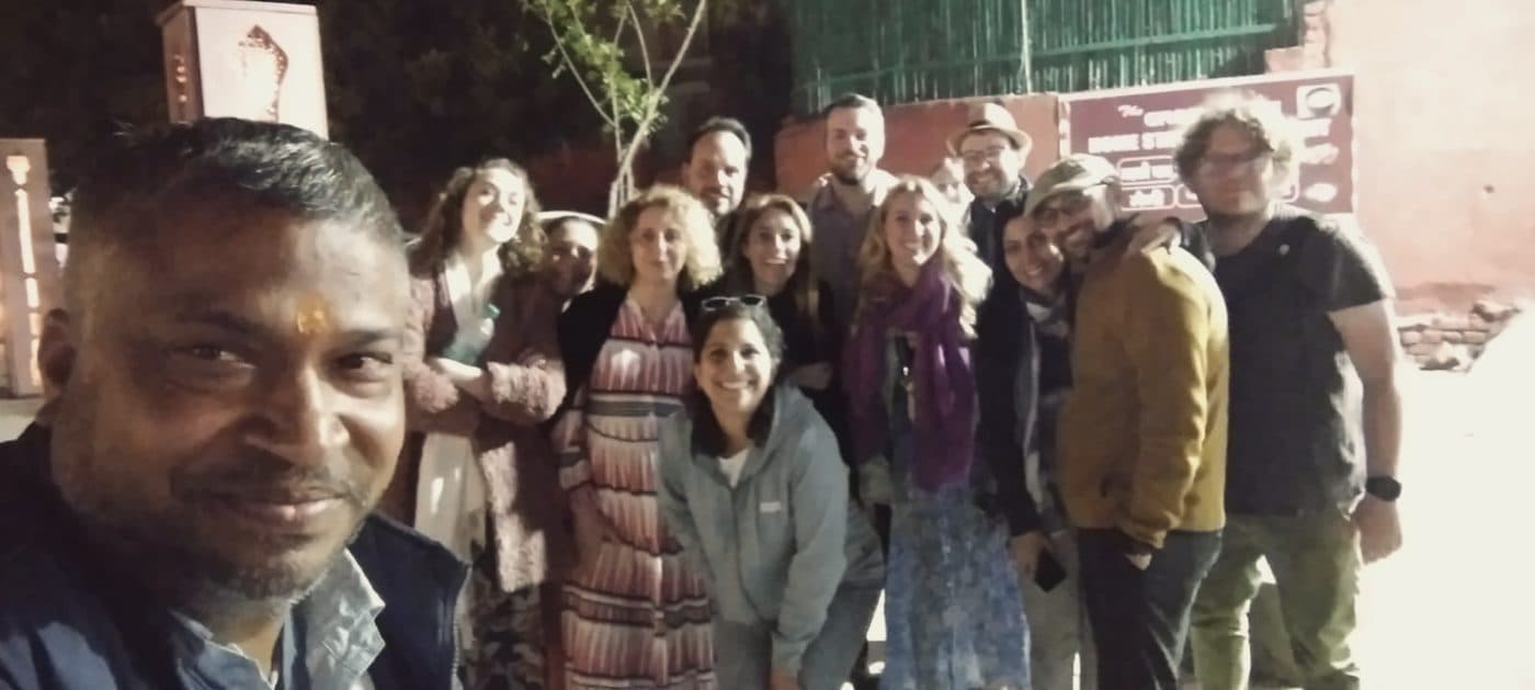Travellers on a trip planned by TRIPPLANNERS