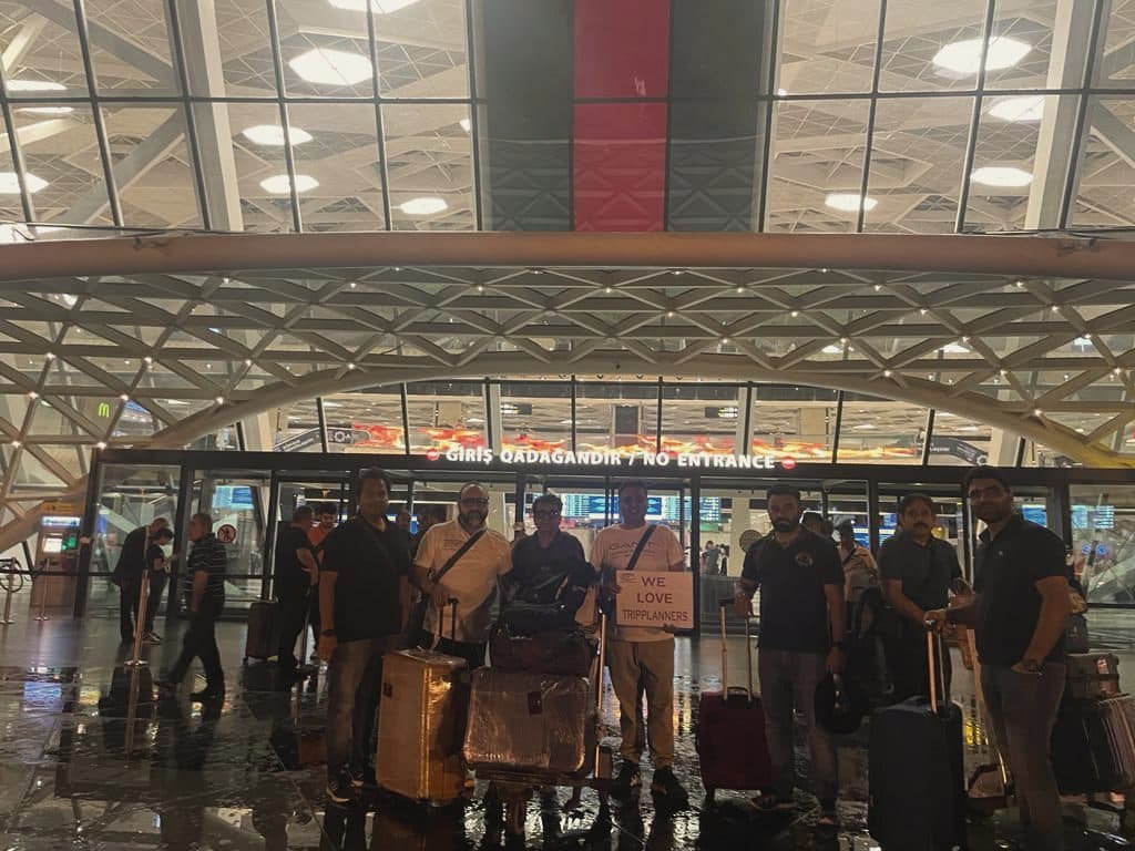 Travellers on a trip planned by TRIPPLANNERS