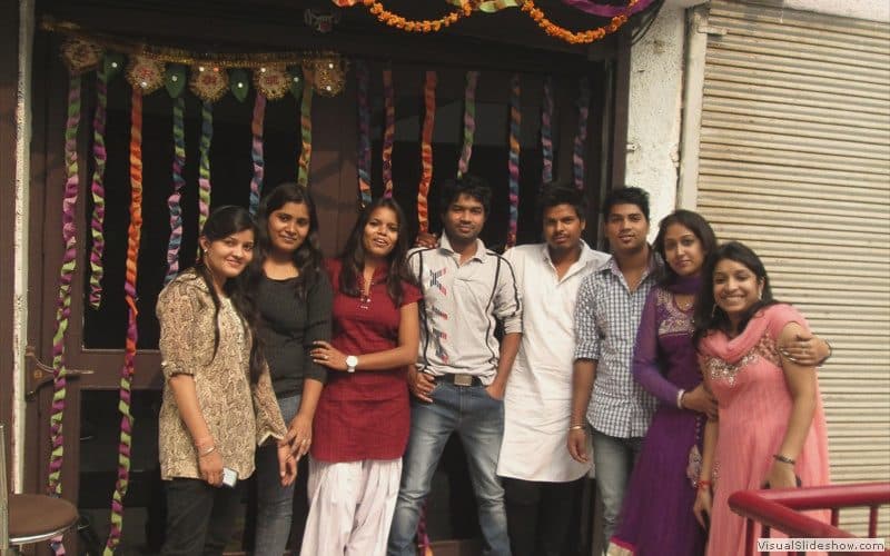 An early office celebration